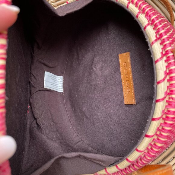 Street Level Round Rattan bag - Picture 5 of 7